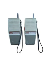 2 Vintage General Electric Youth Walkie Talkie2 READ Y 7110 May 1969 for Parts