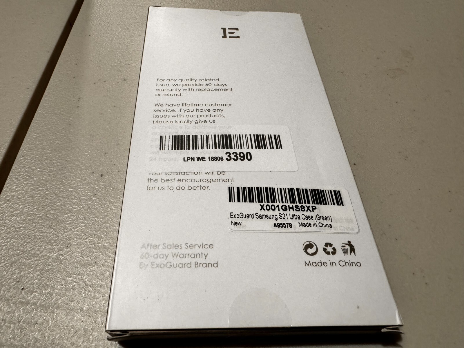 ExoGuard Samsung Galaxy S21 Ultra 5G Case Rubber Shockproof Full Body Cover