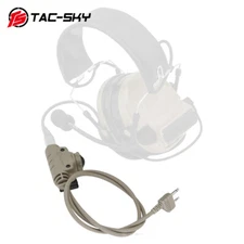 TS TAC-SKY Tactical Headset Accessories PTT Compatible with Baofen Interphone