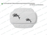 Montreal Schwarz Nackenpolster Sicherheitseinlage 32 X 22 Cm - Pvc Schaum.