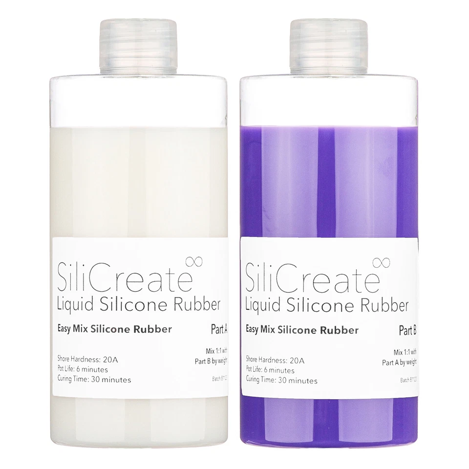 SiliCreate Fast Purple EasyMix Silicone Rubber | Platinum Cure | Molding+Casting - image 2 of 4