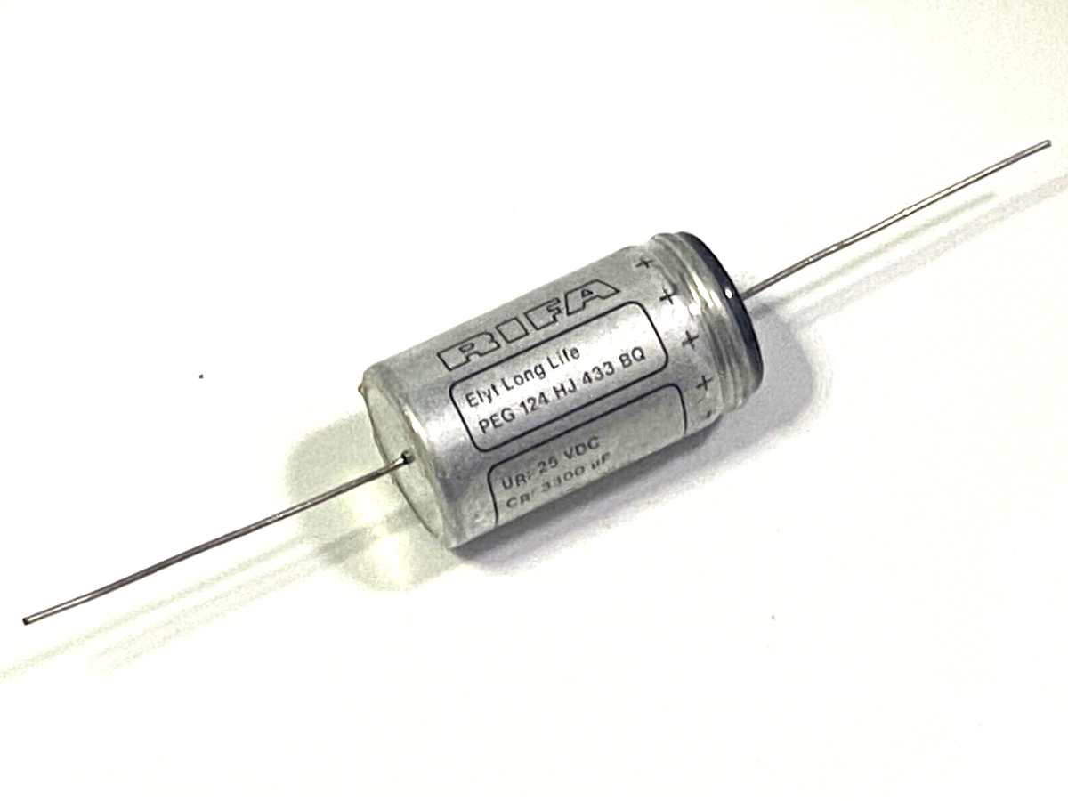 1pcs -EVOX RIFA PEG124 3300uF (3300µF) 25V Axial Capacitor