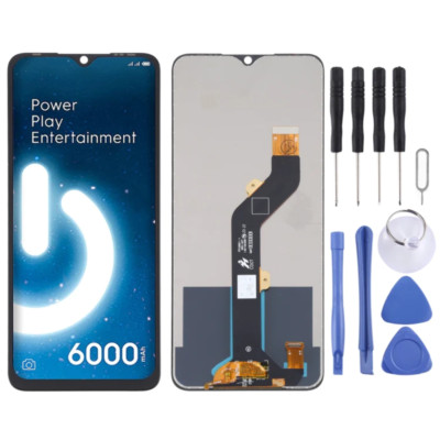 For Tecno Spark Power 2 LC8 LCD Display Touch Screen Digitizer Replacement Black