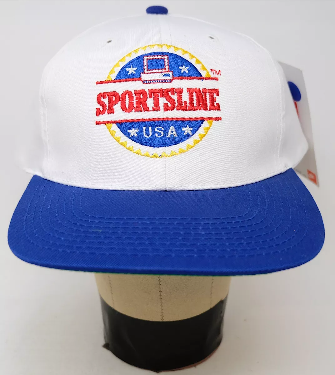 Rare VTG SPORTS SPECIALTIES Sportsline USA Snapback Hat Cap 90s Sports Betting