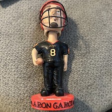 AFL Arena Football League New York Dragons Aaron Garcia Bobblehead Signed Broke