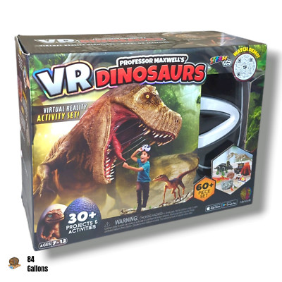 Professor Maxwells VR Dinosaurs - Virtual Reality Kids Science Kit Book and