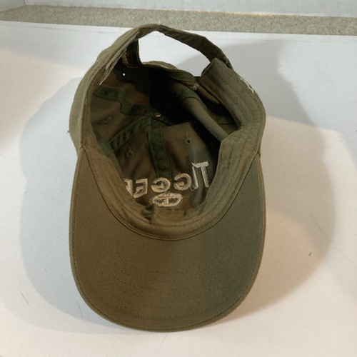 Walt Disney World Tigger Bouncing And Bouncing Olive Cap Hat Strapback - Picture 6 of 7