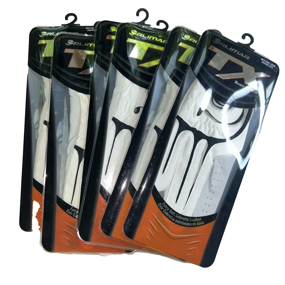 Orlimar 6 Pairs  TX Tour Extra Small RH Golf Gloves For Left Hand Item GL16 - Image 3 of 3
