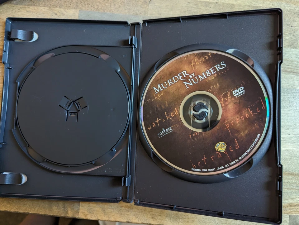 A Perfect Murder / By Numbers / in the First (DVD 3-Film Set) Bullock Slater - Image 3 of 4