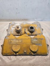 Set of 2 CAT 3406B Caterpillar Diesel Engine Valve Cover 4N4536 OEM 4N4537