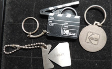 3 Vintage KODAK Keychains