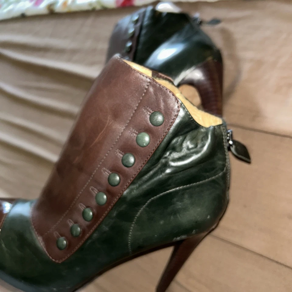 L.A.M.B. ROSEVURY Botas Cuero Plataforma Gwen Stefani EE. UU. Talla 7.5 Foto 4 de 4