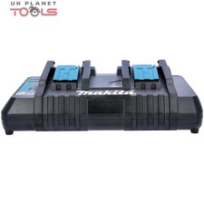Image of Makita DC18RD 14.4-18v LXT Li-Ion Dual Port Twin Rapid Optimum Charger 240v