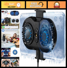 Plug-in Phone Cooler for Mobile Gaming Streaming, Dual Cooling Chip, Fits 6-7.