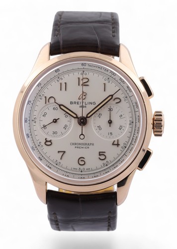 BREITLING Premier B09 Chronograph 40mm - Solid 18ct Rose Gold - RB0930 - £17950