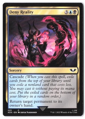 Deny Reality 223 MTG 40K NM