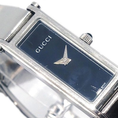GUCCI 1500L 1Pダイヤクォーツ　シルバー 【新品未使用】 GUCCI 1500L Series Diamond Silver Dial Stainless Steel Ladies