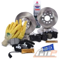 BREMSSCHEIBEN + BREMSBELÄGE VORNE + HINTEN FÜR AUDI A3 SKODA OCTAVIA VW GOLF 5 6