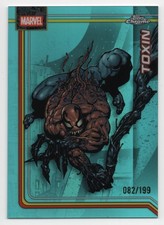 2026 Topps Chrome Marvel Toxin #181 Aqua Refractor /199