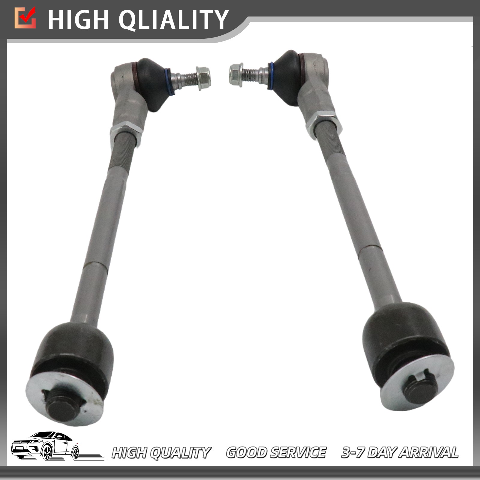 (4x) Front Inner & Outer Tie Rod End kit For Maserati Quattroporte GC GT USA