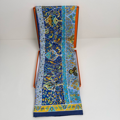 Hermes Silk Scarf with Gift Box, Size: 90*90cm | eBay