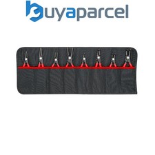 Knipex 00 19 58 V02 Tool Roll Circlip Plier Set 8 Piece KPX001958V02