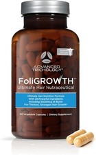 FoliGROWTH Hair Growth Vitamin Promotes Thickest Strongest Hair Growth - 90 Caps