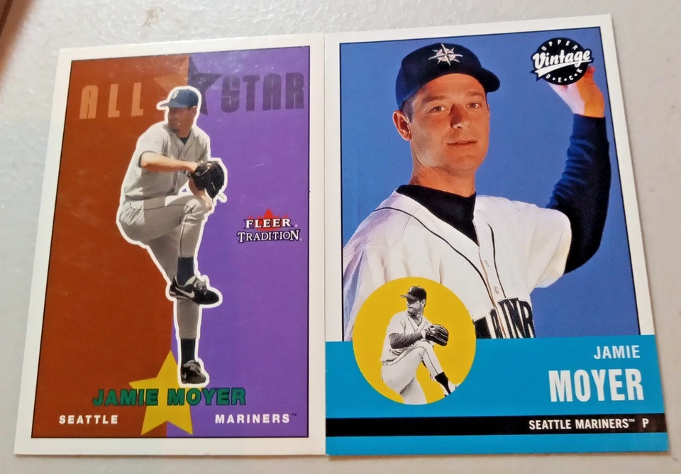 Jamie Moyer 2003 Fleer Tradition Update All-Star #U225 & Base Card #U66 - Image 2 of 4