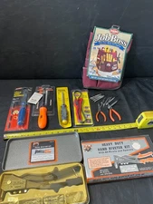 Job Boss bucket pouch Hand Riveter Kit plier screwdrivers strap wrench