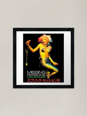 Missing Persons Band gerahmtes Kunst Pri gerahmtes Wandbild Poster Leinwanddruck Bild