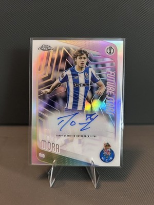 2025-26 Topps Chrome UEFA Rodrigo Mora Future Stars Refractor Auto 