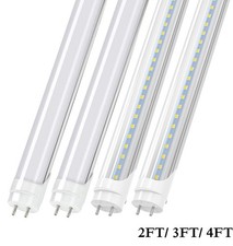 T8 LED Tube Light Bulb 2FT 3FT 4FT Ballast Bypass G13 Shop Lamp 22W 2500LM 6000K