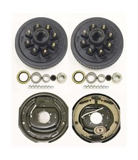 LIBRA Trailer 8 on 6.5" B.C. Hub Drum Kits with 12"x2" Electric Brakes for 70...