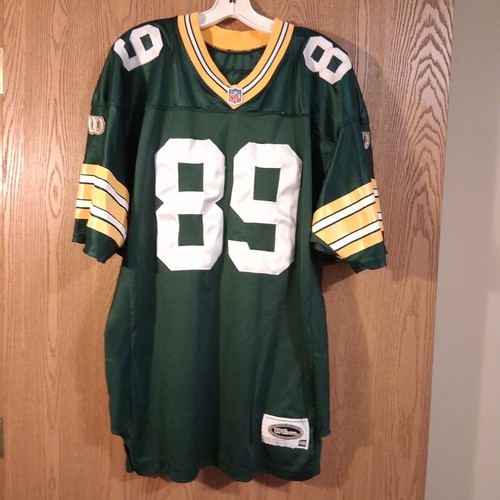 Vintage Green Bay Packers Mark Chmura #89 SEWN Wilson Jersey Size 48