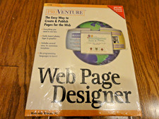 ProVenture Web Page Designer   Vintage Software   NEW Sealed   Windows 95