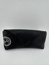 Ray-Ban Black Leather Sunglasses Case