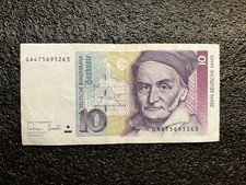 Germany - 10 Deutsche Mark, 1989-1999 Banknote #GA4756952K3⚜️*️⃣ 💵 1485