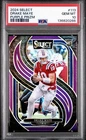 2024 Panini Select #113 Drake Maye Purple Prizm #/75 Rookie PSA 10