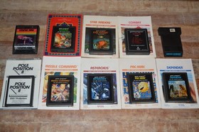 Atari 7800+ Console Wireless Controller HDMI + 10 Games Manuals + 3 controllers