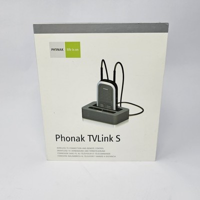 Phonak Compilot 1 TV Link S Bundle Heaeing Wireless TV Connection Remote Control