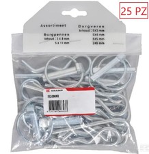 ASSORTIMENTO KIT SET 25 PEZZI SPINE, COPPIGLIE ASSORTITE TRATTORE