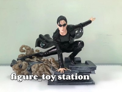 DST Diamond Select Toys The Matrix Trinity Battle Scenery Statue Figurine Decor