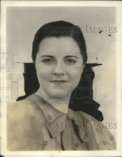 1934 Press Photo Kathleen Wells, Peter Van Steeden Orchestra Singer NBC Radio