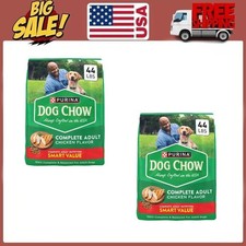 Dry Dog Food for Adult Dogs High Protein, Real Chicken, 88 lb Bag 0.66 per pound