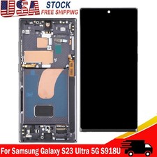 For Samsung Galaxy S23 Ultra 5G S918U/U1 OLED LCD Display Touch Screen Digitizer