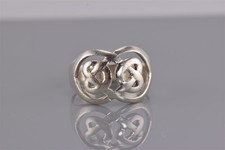 TMA Sterling Silver Openwork Celtic Knot Pretzel Band Ring 925 Sz: 6