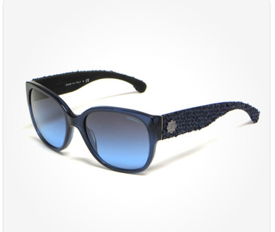 CHANEL sunglasses - 5237 c.1390/4c - Tweed material feature - Blue - Womens