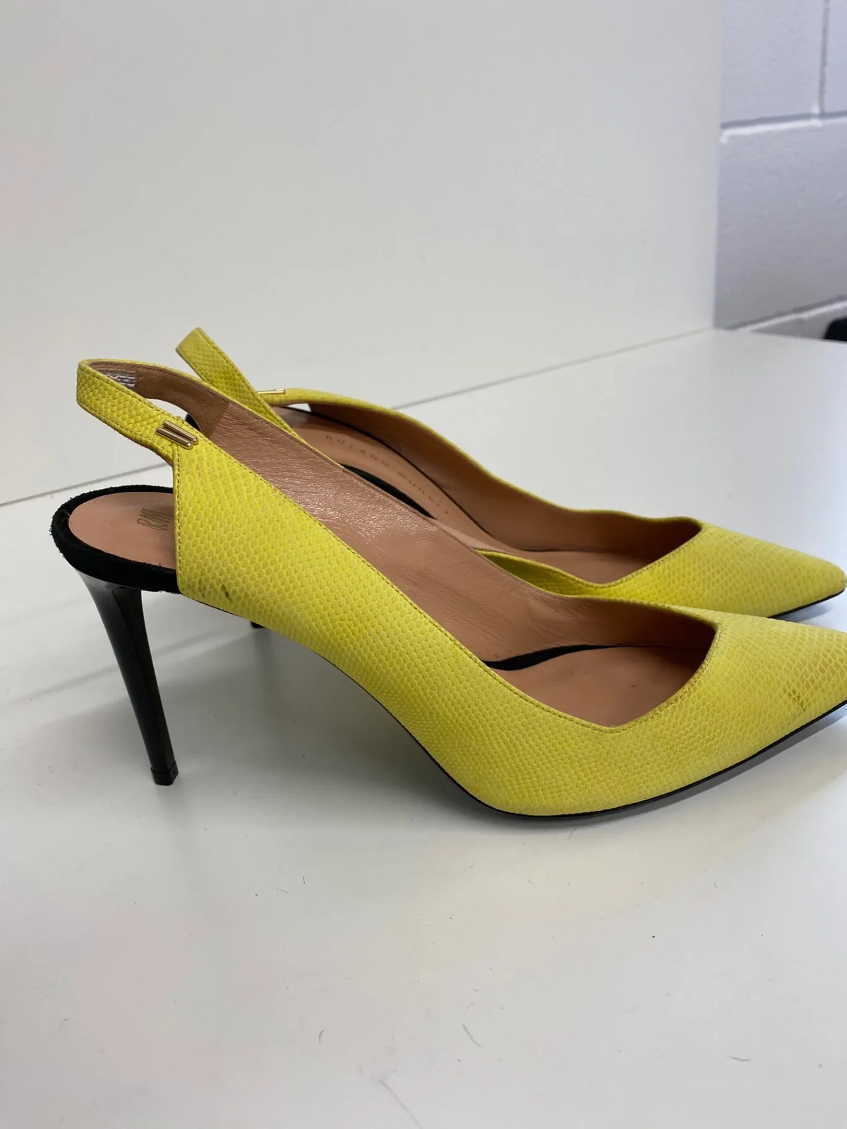 Fabulous Roland Mouret python Sling back heels Uk… - image 3