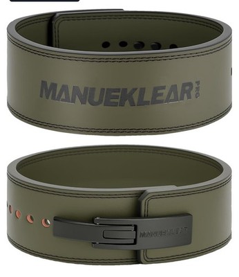 MANUEKLEAR Tapered Lever Weight Lifting Belt, 10MM Quick Locking Lever Belt MED