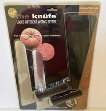 The KNUFE - 2 Kitchen Knife Set - Angled Handle Cutlery - Remark - BRAND NEW